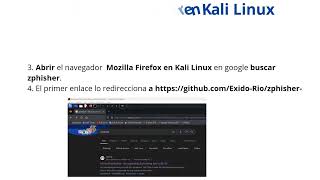 Pruebas de seguridad informatica con Kali Linux y Zphisher [upl. by Germann623]