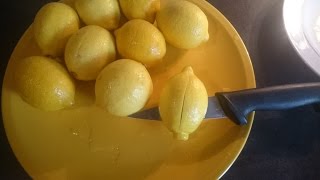 Recette des Citrons confits [upl. by Aihsinyt]