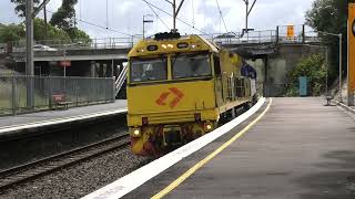 D442 10 27 with cf4401amp man004 at cockle creek on 1 11 24 trial trip [upl. by Nameerf]