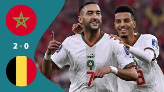 جن جنون خليل البلوشي🔥🔥 المغرب  بلجيكا 20 كأس العالم قطر 2022 مباراة مجنونة💥 [upl. by Klemens233]