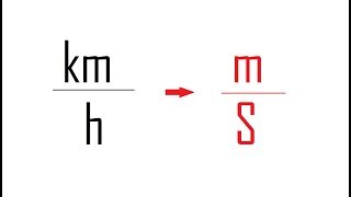 COMO CONVERTIR DE kmh a ms [upl. by Misab]