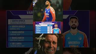 Varun Chakravarthys best bowling figures in T20Is 🏏🔥 [upl. by Ofelia]