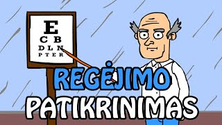 Regėjimo Patikrinimas  Animacinis Anekdotas [upl. by Notsniw]