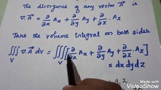 Divergence Theorem ProofEMTUnit16Tamil [upl. by Ennovyahs132]