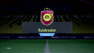 Rulebeaker Pack Opening Seltene gemischte Spieler Pack DREI Flammen Fifa 22 Ultimate Team [upl. by Aysahc]