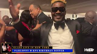 Klass live  Enmene Moi live in New York KPS amp PAULOPNY BIRTHDAY DINNER [upl. by Popele]