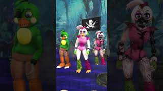 Wellerman Remix Fnaf Five Nights at Freddys dance Sea Shanty shorts 👉 by SukemTV [upl. by Airotnes]