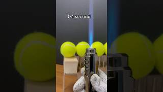 Powerful Lighter vs Tennis Balls [upl. by Adnohsar]