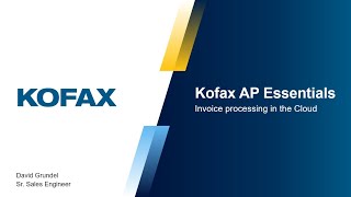 Tungsten Automation Kofax ReadSoft AP Essentials Introduction Demo [upl. by Moore]