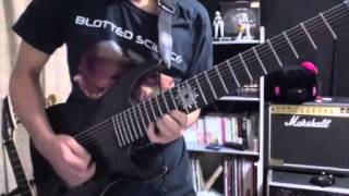 Blotted Science  Laser Lobotomy guitar playthrough [upl. by Bernardi32]