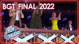 ALL 2022 BRITAINS GOT TALENT FINAL PERFORMANCES  Top Talent [upl. by Jd]