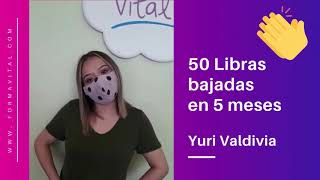 Yuri logró bajar 50 libras de forma natural con auriculoterapia en Forma Vital [upl. by Eillat]