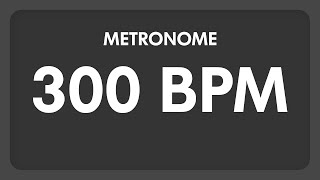 300 BPM  Metronome [upl. by Nylessej]