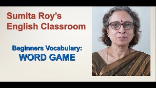 Beginners Vocabulary Word Game [upl. by Airdnaxela]