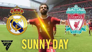 🌞 sunny day Real Madrid  Liverpool premier league match 2024 [upl. by Kimberli52]