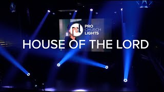 House of the Lord by Phil Wickham  Church Stage Lighting Ideas [upl. by Llennod271]