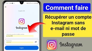 Comment récupérer un compte Instagram sans mot de passe de messagerie [upl. by Adnylam5]