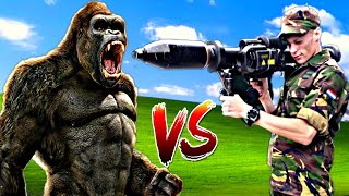 Gorilla vs Soldier Fight With SHINCHAN vs CHOP Epic Battle [upl. by Bastien466]