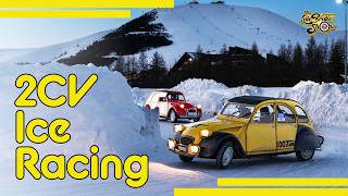 Ice Racing 2CVs in a Ski Resort  The Funniest Motorsport [upl. by Roon]