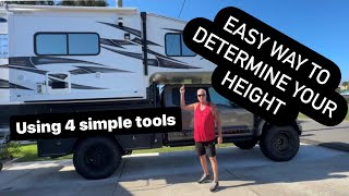 Unlock the Secrets to Measure Any Truck Camper Trailer or RV Height with 4 Simple Tools [upl. by Coralyn]