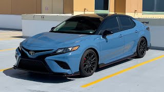 2022 Toyota TRD Camry 2500 Mile Review Cavalry Blue Road Trip Likes Dislikes [upl. by Katharine818]