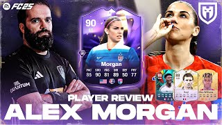 ALEX MORGAN 90 END OF AN ERA HAGI 88 TCHOUAMENI 88 NICO WILLIAMS 85  FC25 PLAYER REVIEW [upl. by Yorgos]