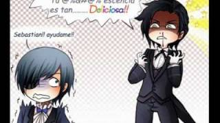 Kuroshitsuji parodia Todos quieren a ciel [upl. by Ahsaret]