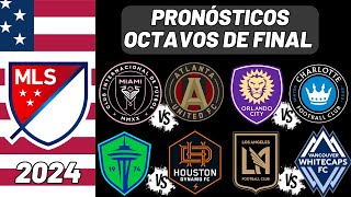 Pronósticos Liga MLS PLAY OFF IDA  Liga de Estados Unidos 2024 [upl. by Amato]