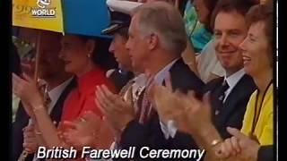 Hong Kong handover Part 2British Farewell ceremony amp banquet 30 June 1997 [upl. by Zorine]