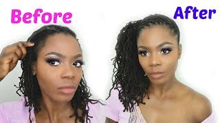 How to Do the Comb Method to Retwist Your LocsJungle Barbie [upl. by Rattray]