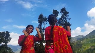 Thorai thorai lageko xa laaja cover video new teej song Sumita Simran Bhumika [upl. by Dib534]