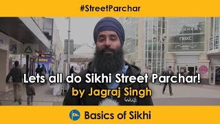 Lets all do Sikhi Street Parchar 2 min vid from Ilford E London [upl. by Karoly572]