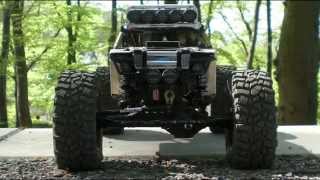 AXIAL WRAITH 20 quotTHE ALUMINIUM PIT BULLquot 105t brushless custom made by ZRACING66  first test [upl. by Lesser]