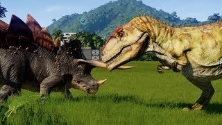 Giganotosaurus vs Triceratops Stegoceratops Torosaurus Pentaceratops Styraco Chasmo amp Sino [upl. by Ahsekam259]