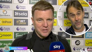 Eddie Howe Julen Lopetegui Post Match Interview Newcastle United 0 vs 2 West Ham United 25112024 [upl. by Frentz]