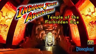 Indiana Jones Adventure Temple of the Forbidden Eye On Ride Low Light 4K POV Disneyland 2023 09 20 [upl. by Barret]