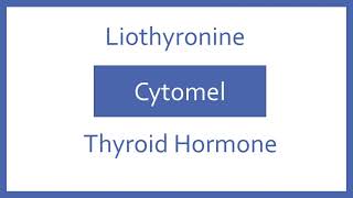 Liothyronine Pronunciation  Generic Name Brand Name Indication Top 200 Drugs PTCB PTCE NAPLEX [upl. by Yoo]