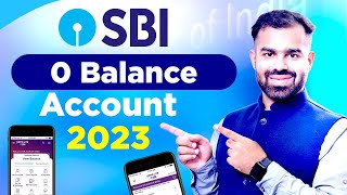 SBI Account Opening Online Zero Balance 2023  Full Process [upl. by Aelahc264]