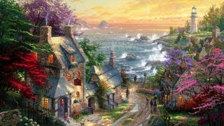 Village Lighthouse by Thomas Kinkade [upl. by Adair]