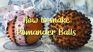 How to make a Tudor style pomander [upl. by Tnecillim]