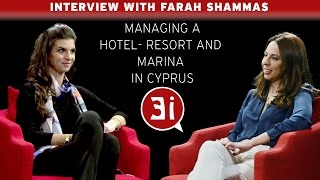 Interview with Farah Shammas  Managing a Hotel and Resort in Cyprus [upl. by Eibo424]