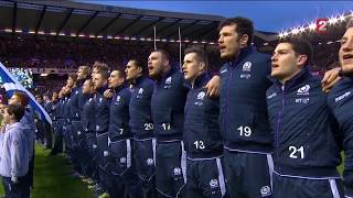 Flower Of Scotland  06022016  Scotland vs England 6 Nations [upl. by Nrublim]