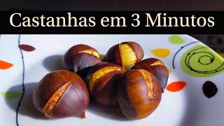 Castanhas em 3 MINUTOS no Microondas 🌰 [upl. by Ellehciram]