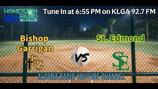 Bishop Garrigan vs St Edmond 2024 Postseason Baseball [upl. by Enerod416]