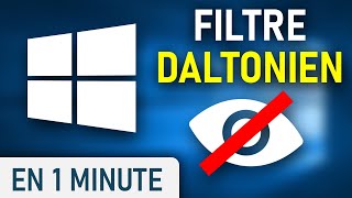 Ajouter un FILTRE pour DALTONIEN sur Windows [upl. by Florence]