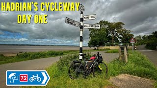 Hadrian’s Cycleway Day One  Whitehaven to Carlisle  NCN 72 [upl. by Sivram249]