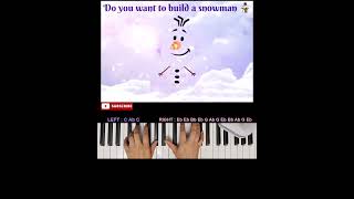 Do you want to build a snowman easy piano 2 [upl. by Zitvaa]