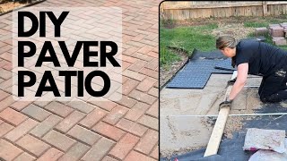 Amazing DIY Paver Patio using the Brock Paver Base Panel System [upl. by Aisatana]