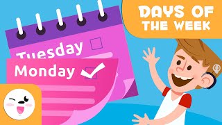 Days of the week for kids  What are the days of the week  Learn new words in English [upl. by Lessig]