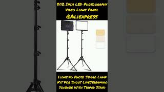 812 Inch LED Photography Video Light PanelLighting Photo Studio Lamp Kit For Shoot Live Streaming [upl. by Araht]